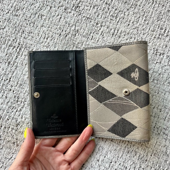 Vivienne Westwood wallet argyle EUC accessories blue and grey medium size - Picture 9 of 16